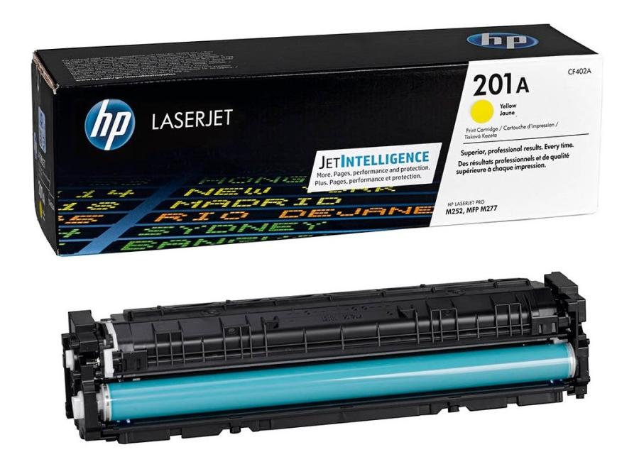 Laser A4 Color СMY картридж HP 201a (CF402A) Y #1