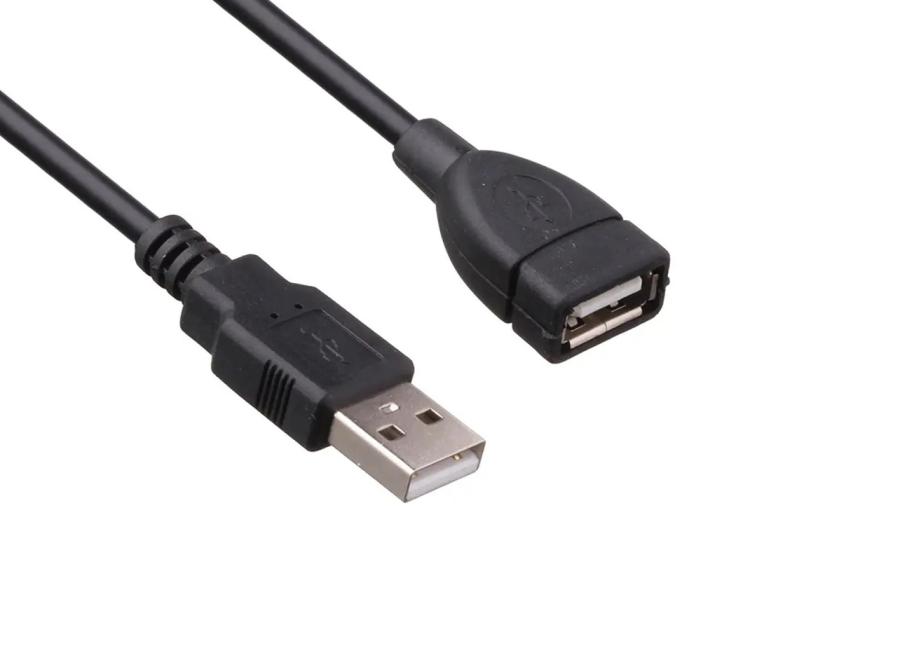 Удлинитель USB  USB A (M) - USB A (F) 0.25m #1