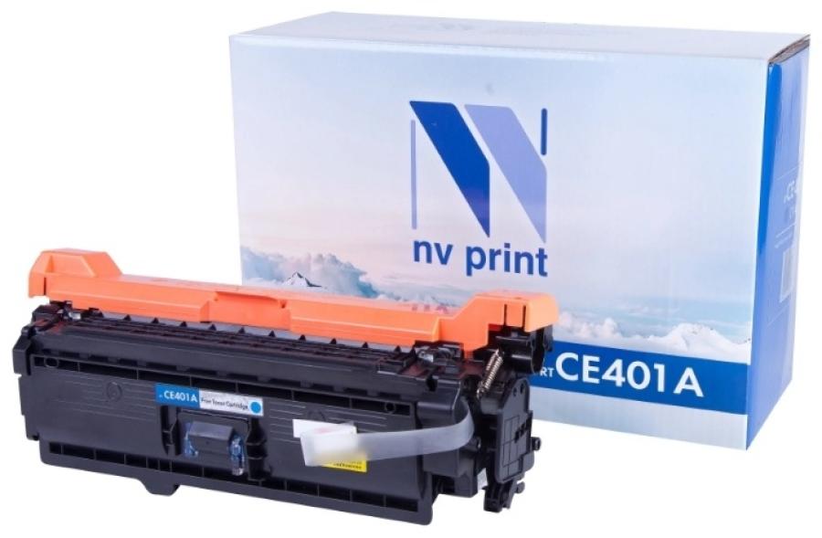 Laser A4 Color СMY картридж NV PRINT CE401A (CYAN) #1