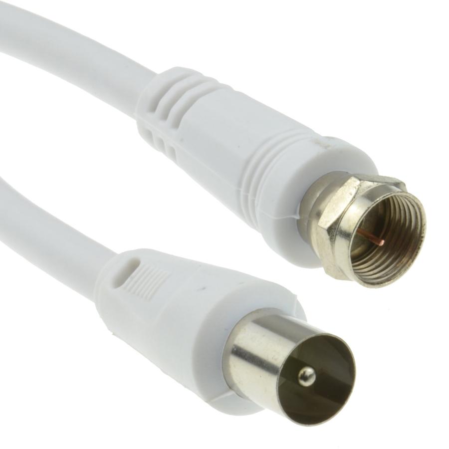 Кабель TV  RF (M) - F (M) 1.2m #1
