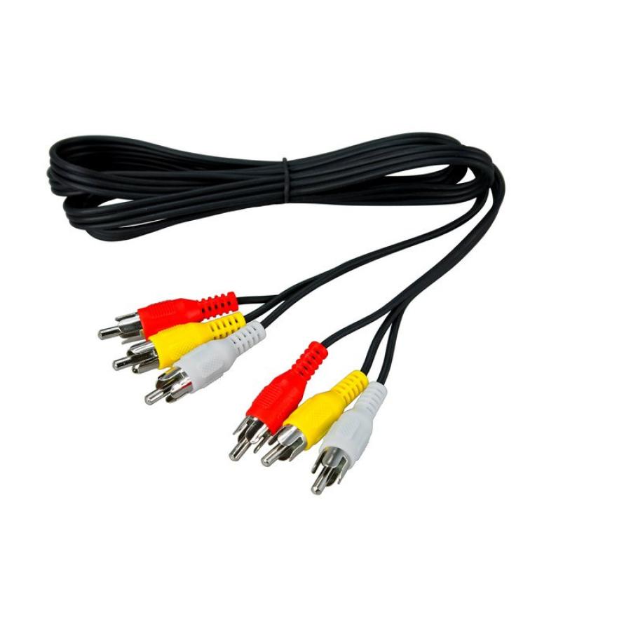 RCA video cable  3x RCA (M) - 3x RCA (M) 1.5m #1