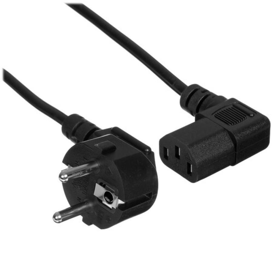 Кабель питания CEE7/7  CEE7/7 Угловой - IEC-C13 Угловой 3G×0.75мм² 3M #1