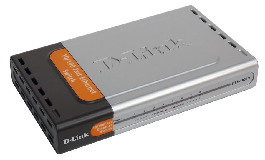 Коммутатор неуправляемый D-LINK DES-1008D #5