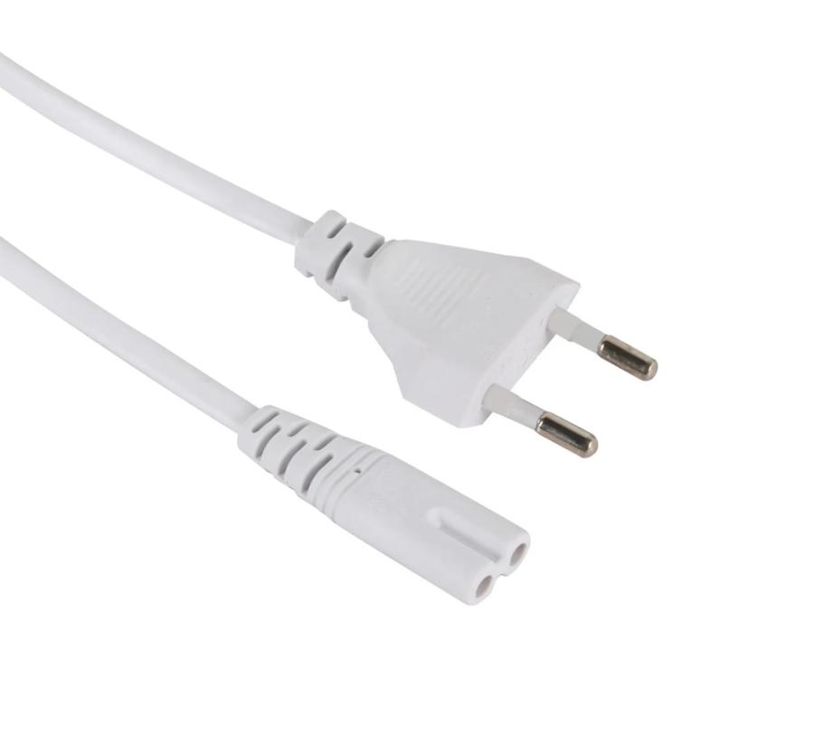 Кабель питания CEE 7/16  CEE7/16 - IEC-C7 2G×0.5мм² 0.75M #1