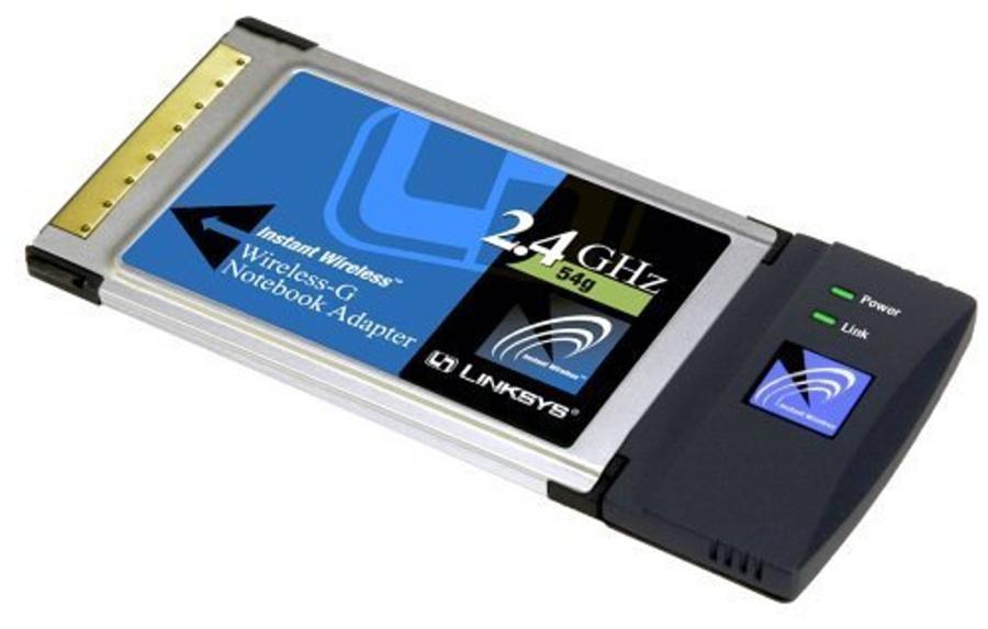 Сетевая карта PCMCIA LINKSYS WPC54G ver 1.2 #1