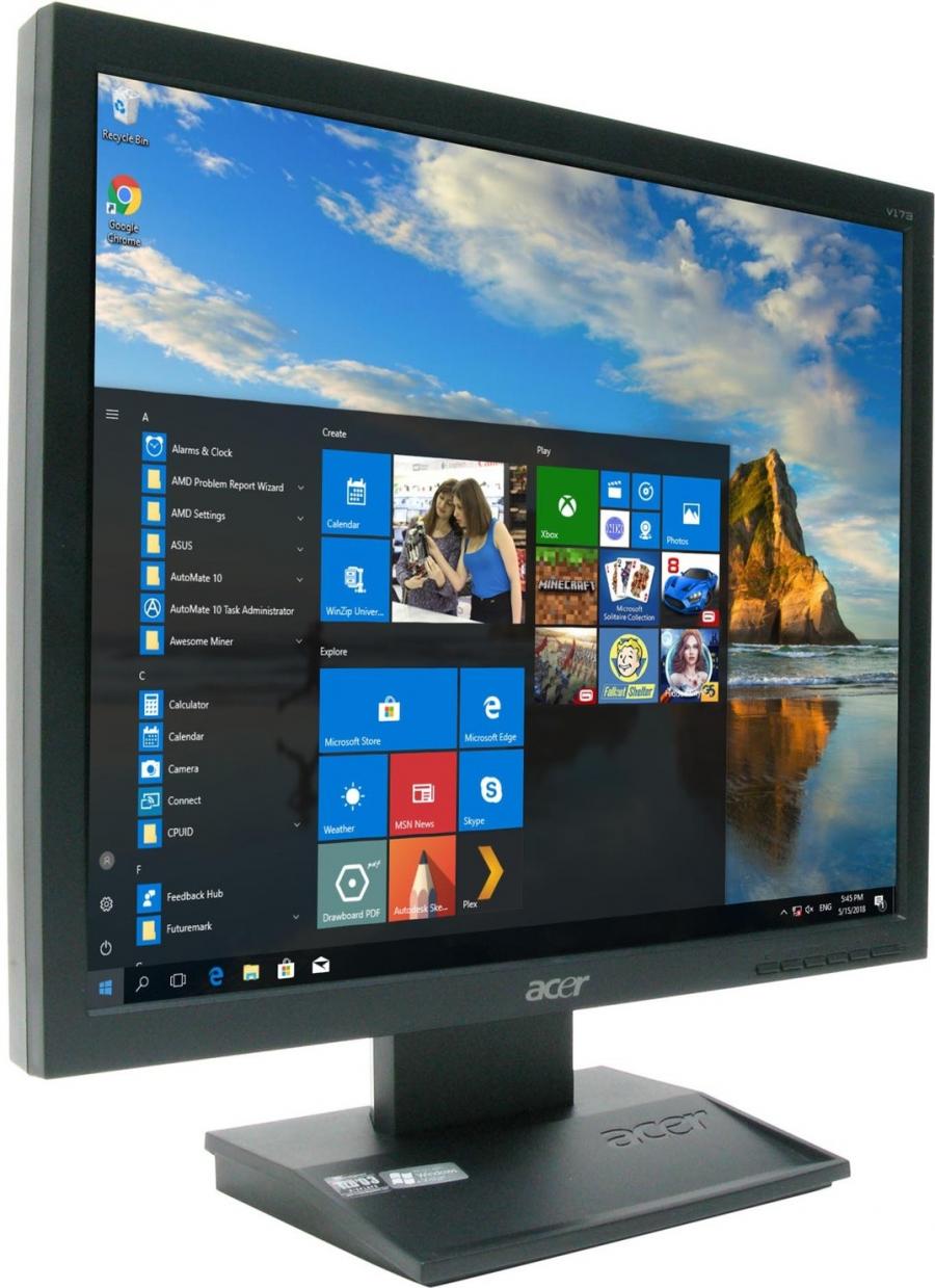 Монитор ЖК ACER V173A #1
