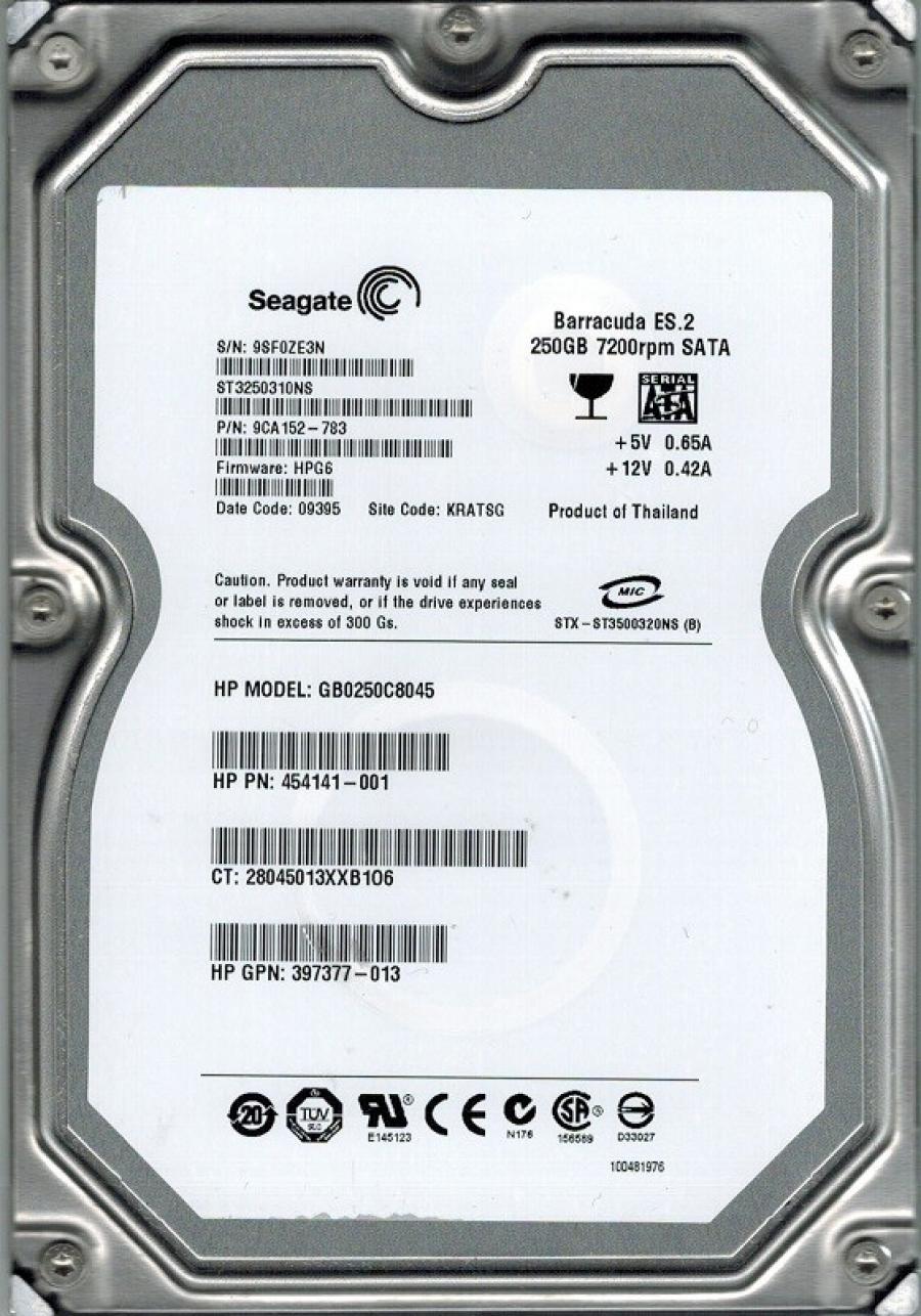 HDD 3.5" SATA SEAGATE ST3250310NS #1