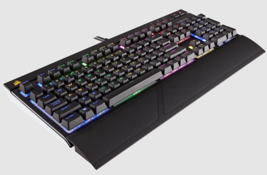 Клавиатура проводная CORSAIR STRAFE RGB MX SILENT #1