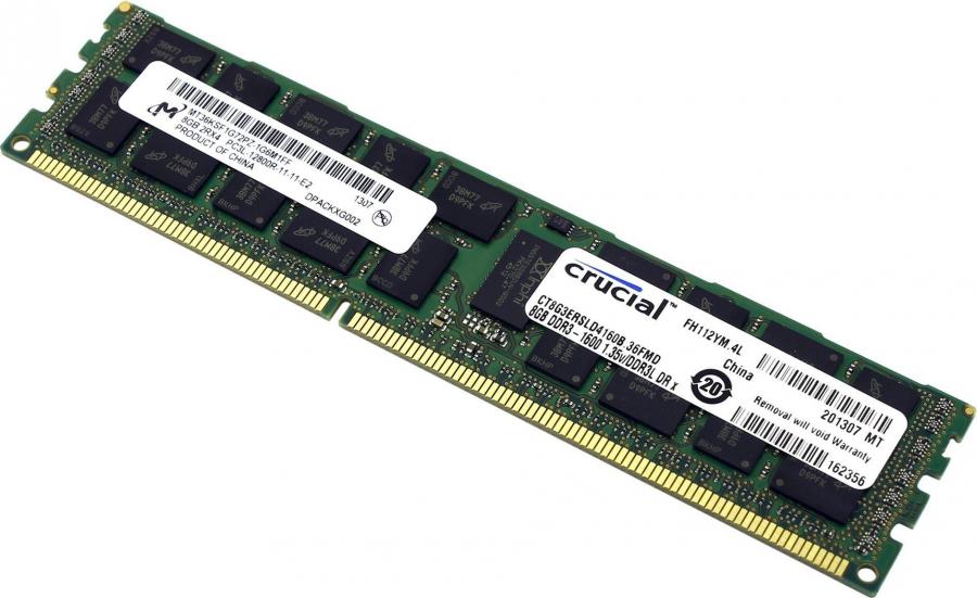 DDR3 RDIMM ECC REG Crucial CT8G3ERSLD4160B.36FMR #1