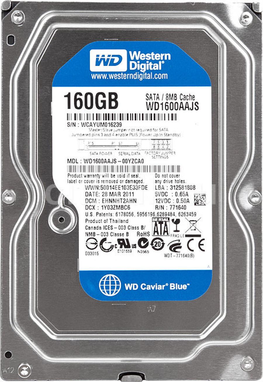 HDD 3.5" SATA Western Digital WD1600AAJS #1