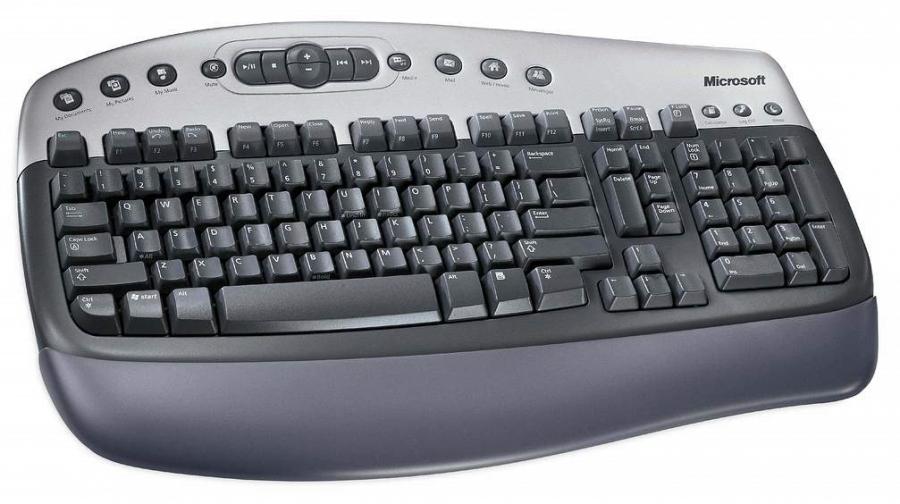 Клавиатура беспроводная MICROSOFT Wireless MultiMedia Keyboard 1.0A #1