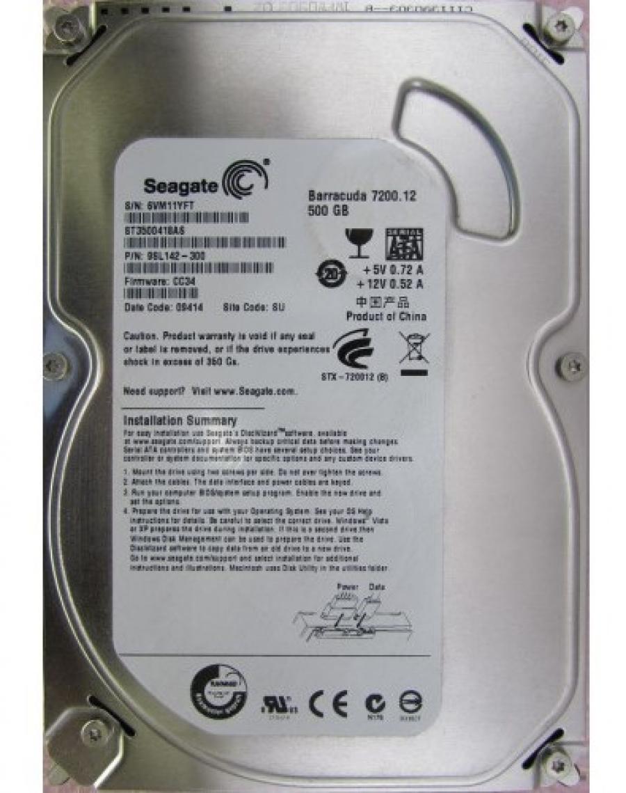 HDD 3.5" SATA SEAGATE ST3500418AS #1