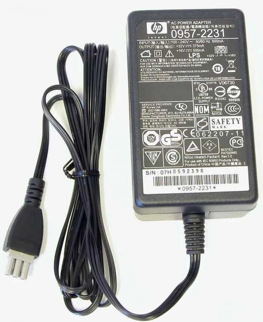 Блок питания 32v/16v 940/625ma, HP 0957-2178