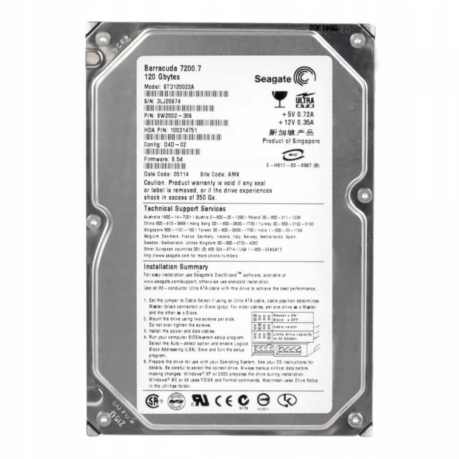 HDD 3.5" IDE SEAGATE ST3120022A #1
