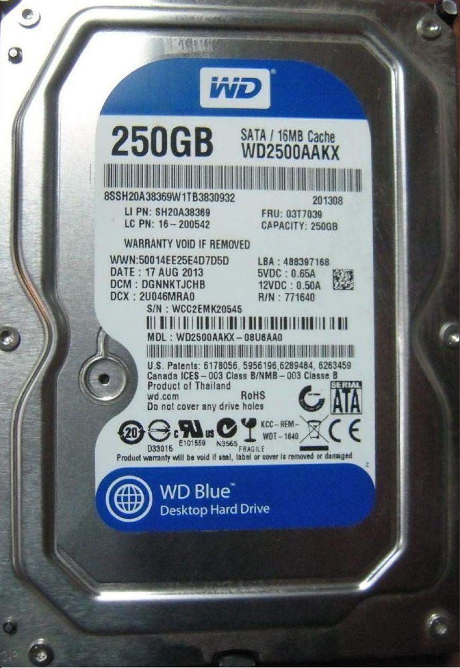 HDD 3.5" SATA Western Digital WD2500AAKX #1