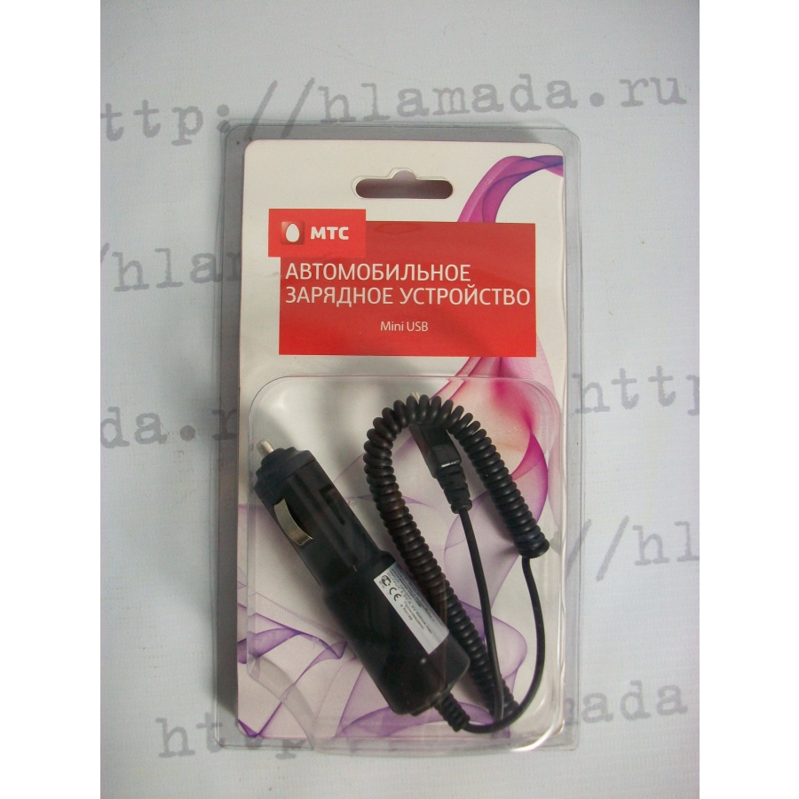 зарядка, автомобильное зарядное устройство mini USB #1