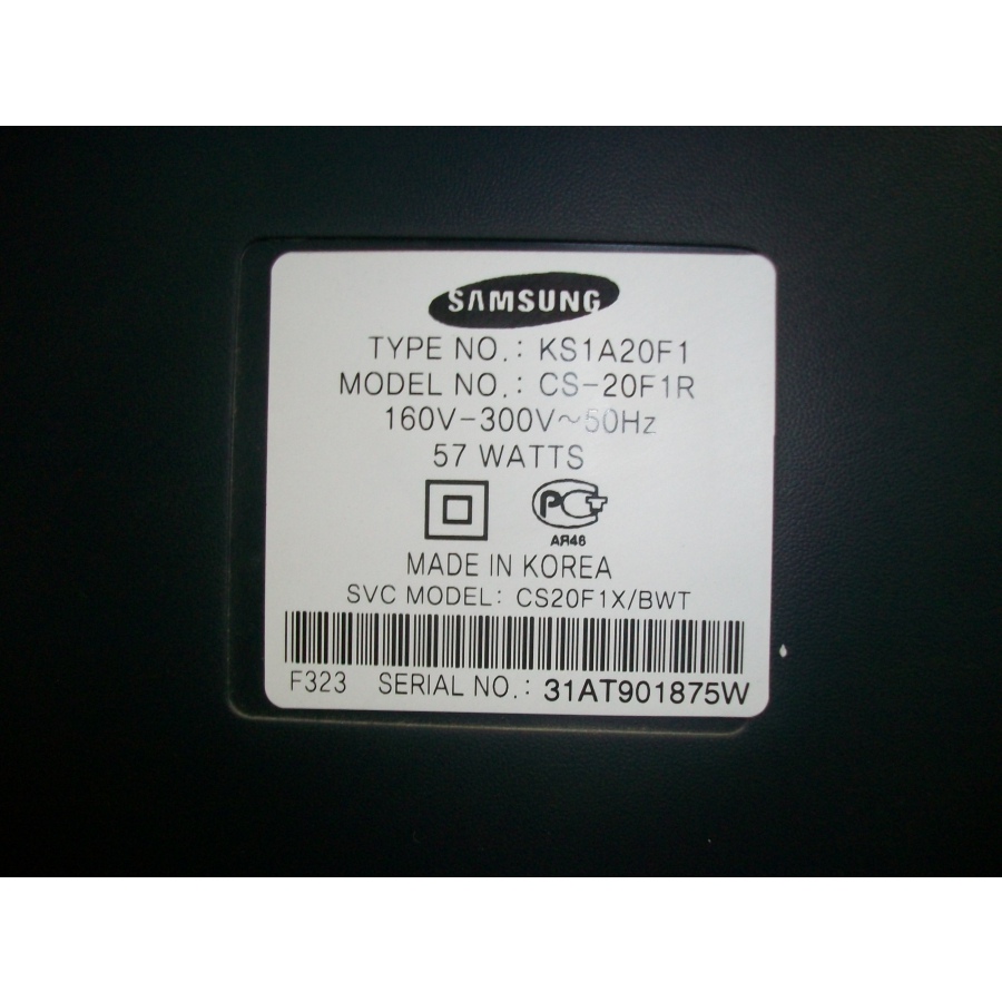 Телевизор ЭЛТ SAMSUNG CS-20F1R #4