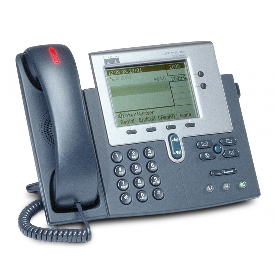 Телефон VoIP CISCO CP-7940 | Хламада - запчасти с разборки серверов,  компьютеров, ноутбуков, планшетов, смартфонов