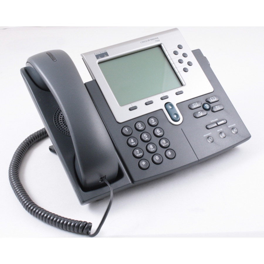 Телефон VoIP CISCO IP-PHONE CP-7960G | Хламада - запчасти с разборки  серверов, компьютеров, ноутбуков, планшетов, смартфонов