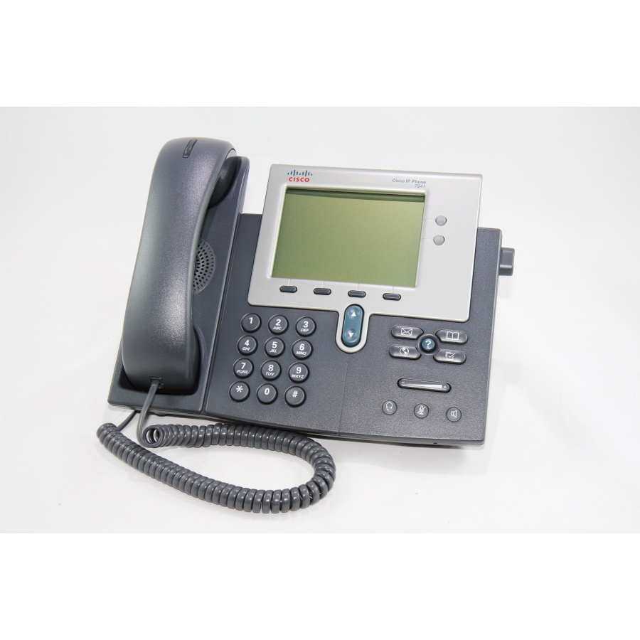 Телефон VoIP CISCO IP PHONE CP-7941G | Хламада - запчасти с разборки  серверов, компьютеров, ноутбуков, планшетов, смартфонов