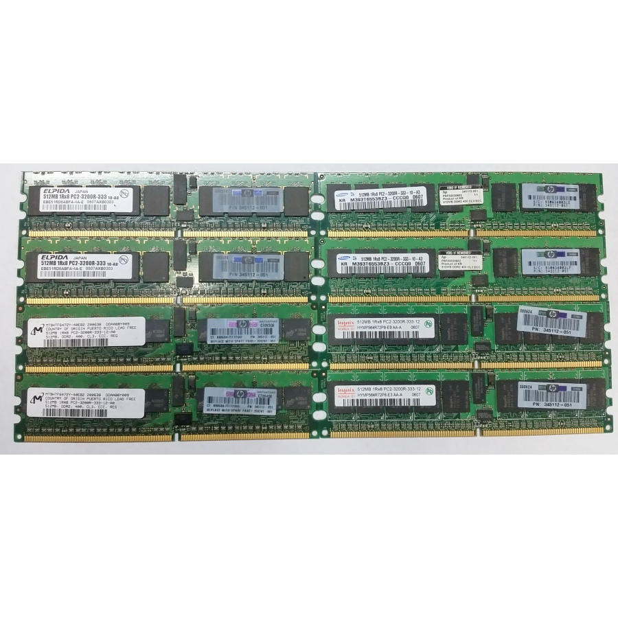 DDR2 DIMM ECC  512Mb PC2-3200R-333 #1