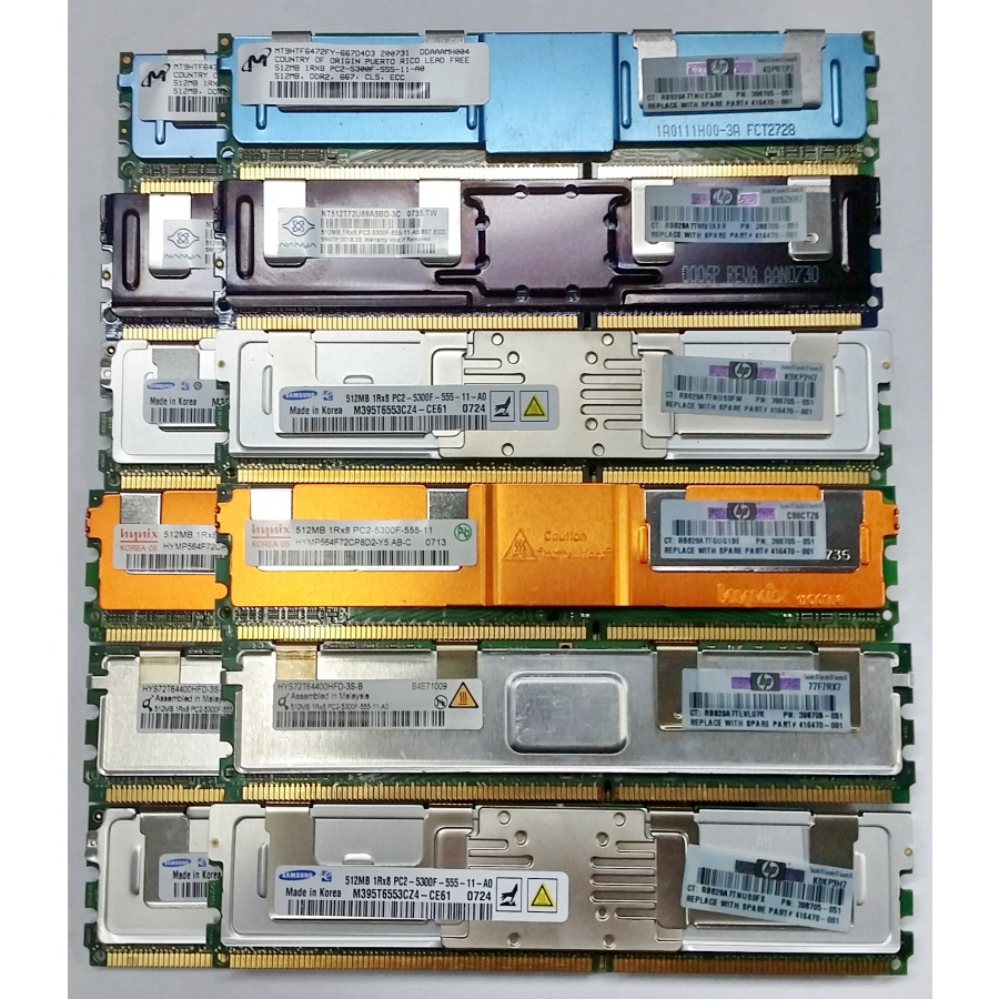 DDR2 FB-DIMM  512Mb PC2-5300F-555 #1