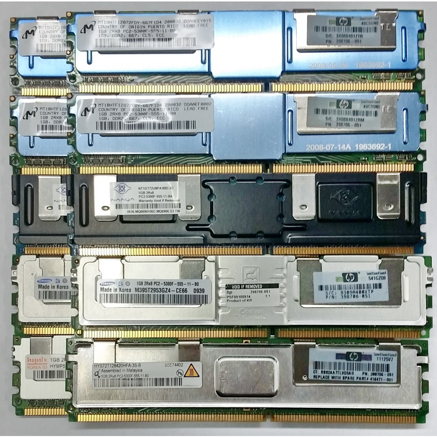 DDR2 FB-DIMM  1Gb PC2-5300F-555 #1