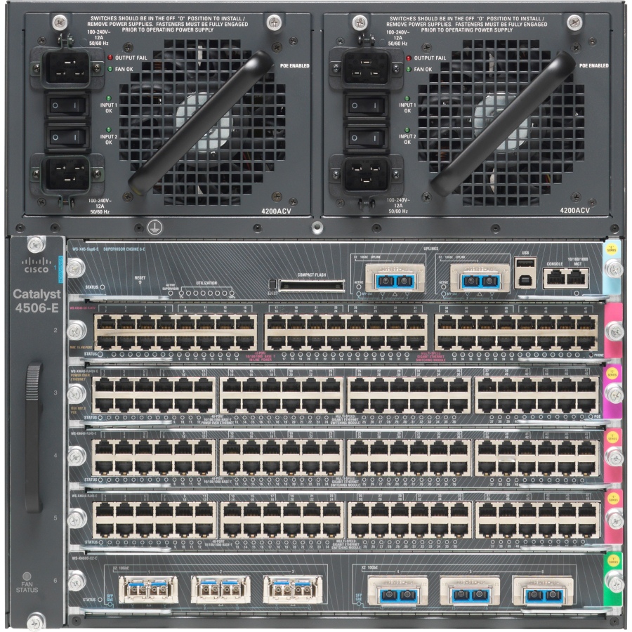 Коммутатор управляемый CISCO WS-C4506 #1