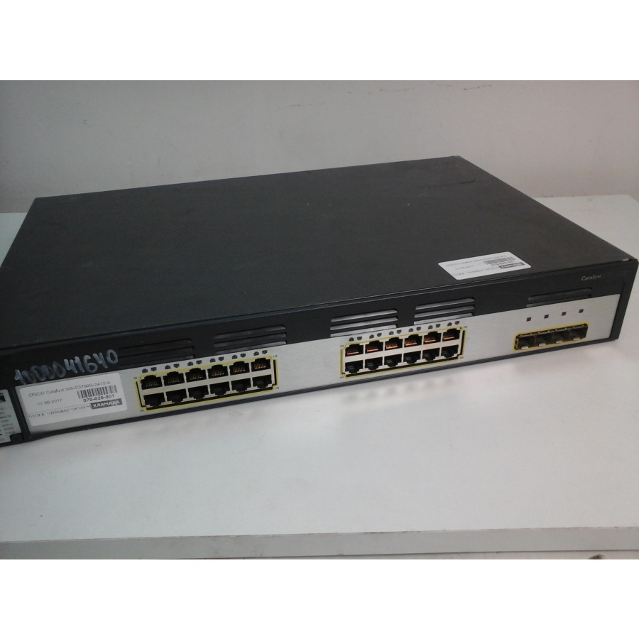 Коммутатор управляемый CISCO Catalyst WS-C3750G-24TS-E #1