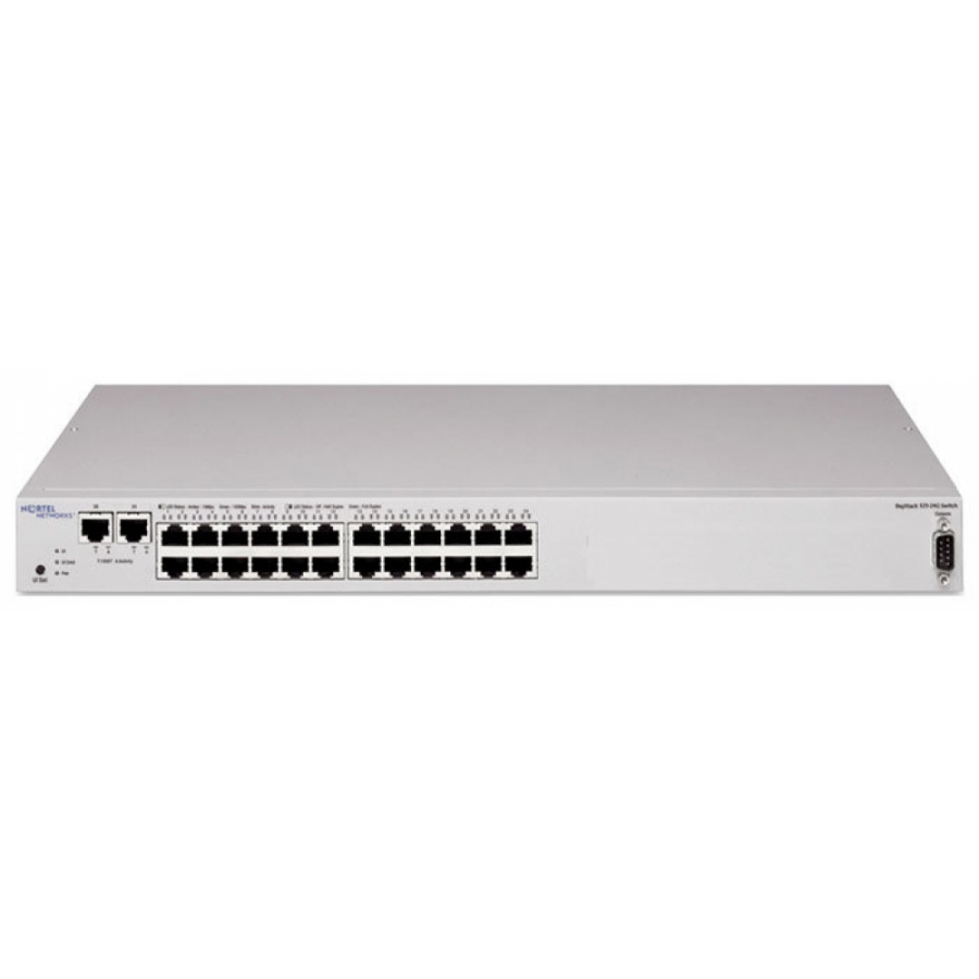 Коммутатор управляемый NORTEL BayStack 325-24G Switch | Хламада - запчасти  с разборки серверов, компьютеров, ноутбуков, планшетов, смартфонов