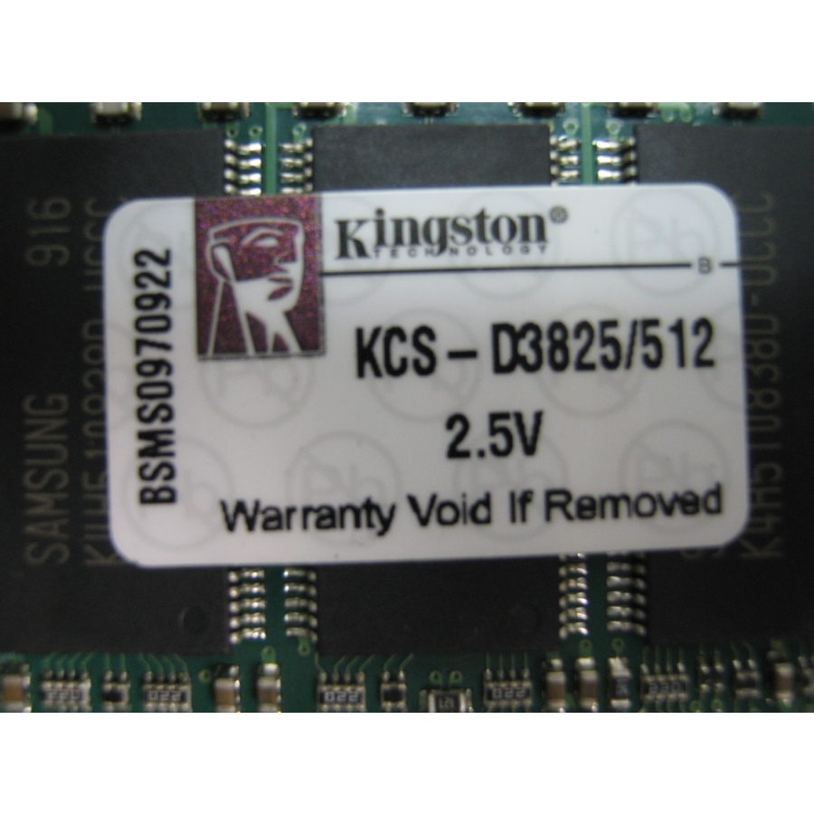 DDR1 DIMM KINGSTON KCS-D3825/512 / ECC #2
