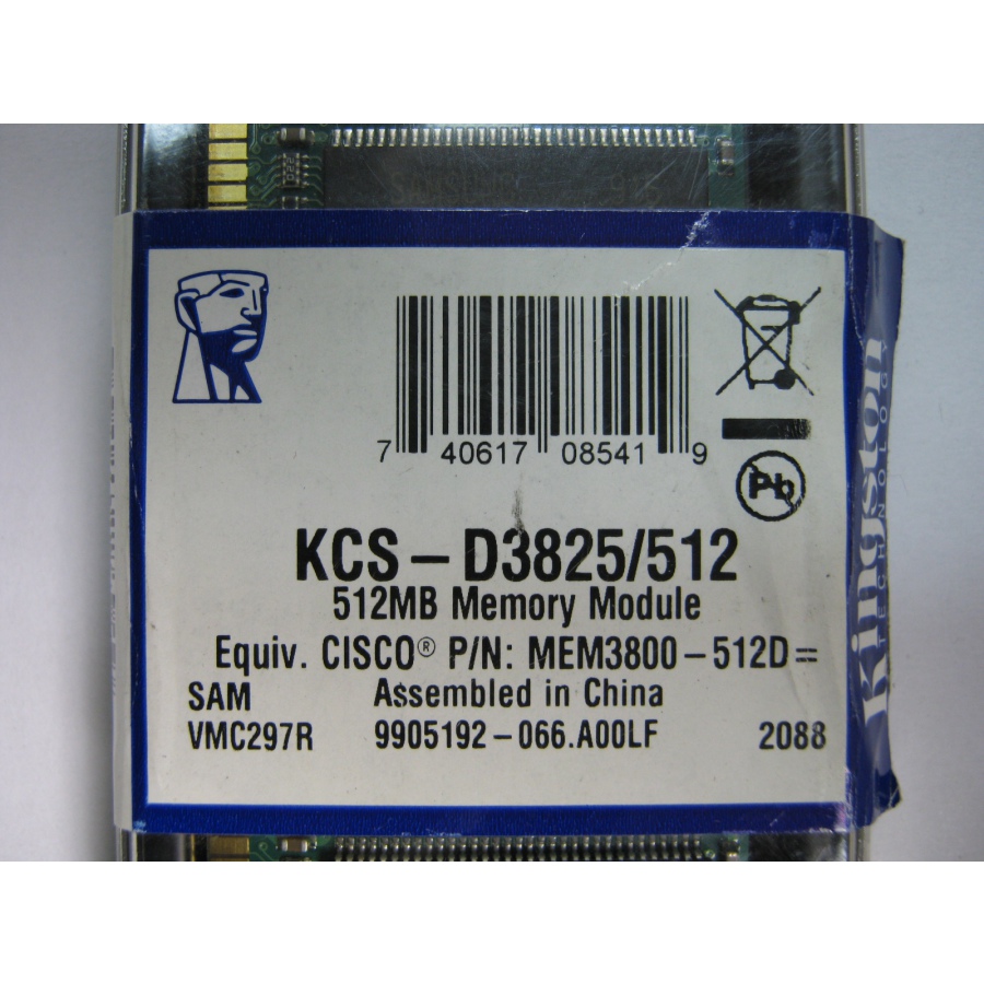 DDR1 DIMM KINGSTON KCS-D3825/512 / ECC #3