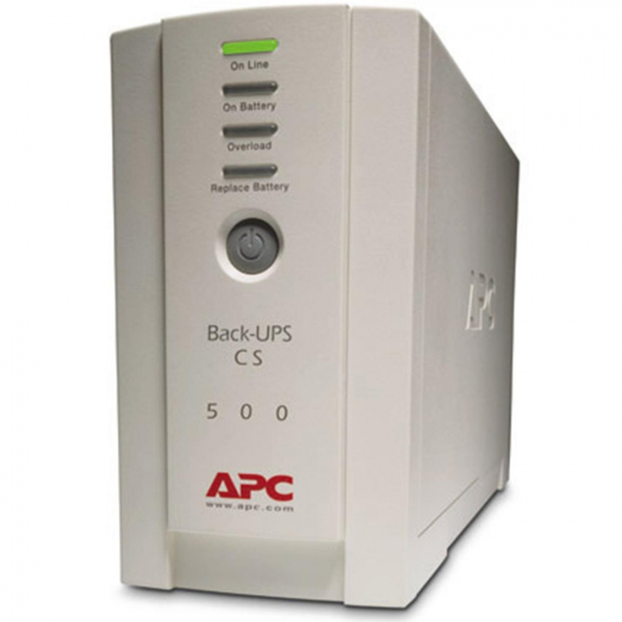 Источник бесперебойного питания APC ИБП APC Back-UPS CS 500VA 230V BK500-EI  | Хламада - запчасти с разборки серверов, компьютеров, ноутбуков,  планшетов, смартфонов