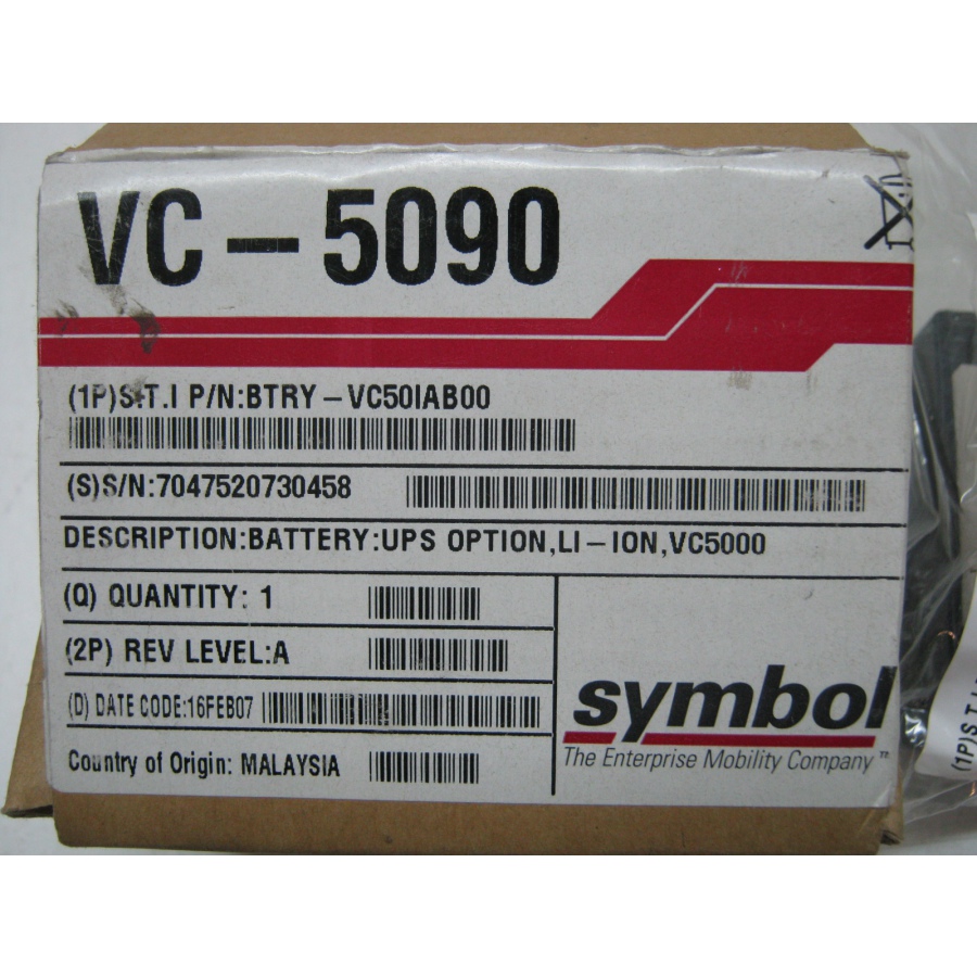 АКБ  BTRY-VC50IAB00 #3