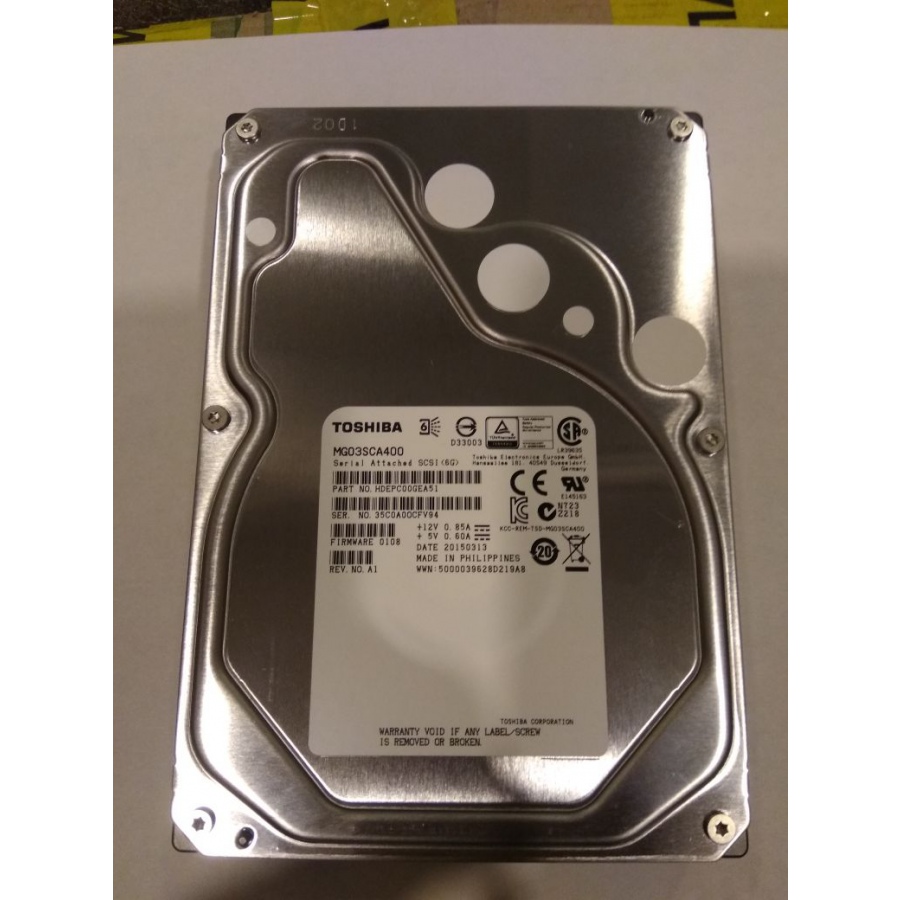 HDD 3.5" SAS TOSHIBA 4Tb MG03SCA400 #1