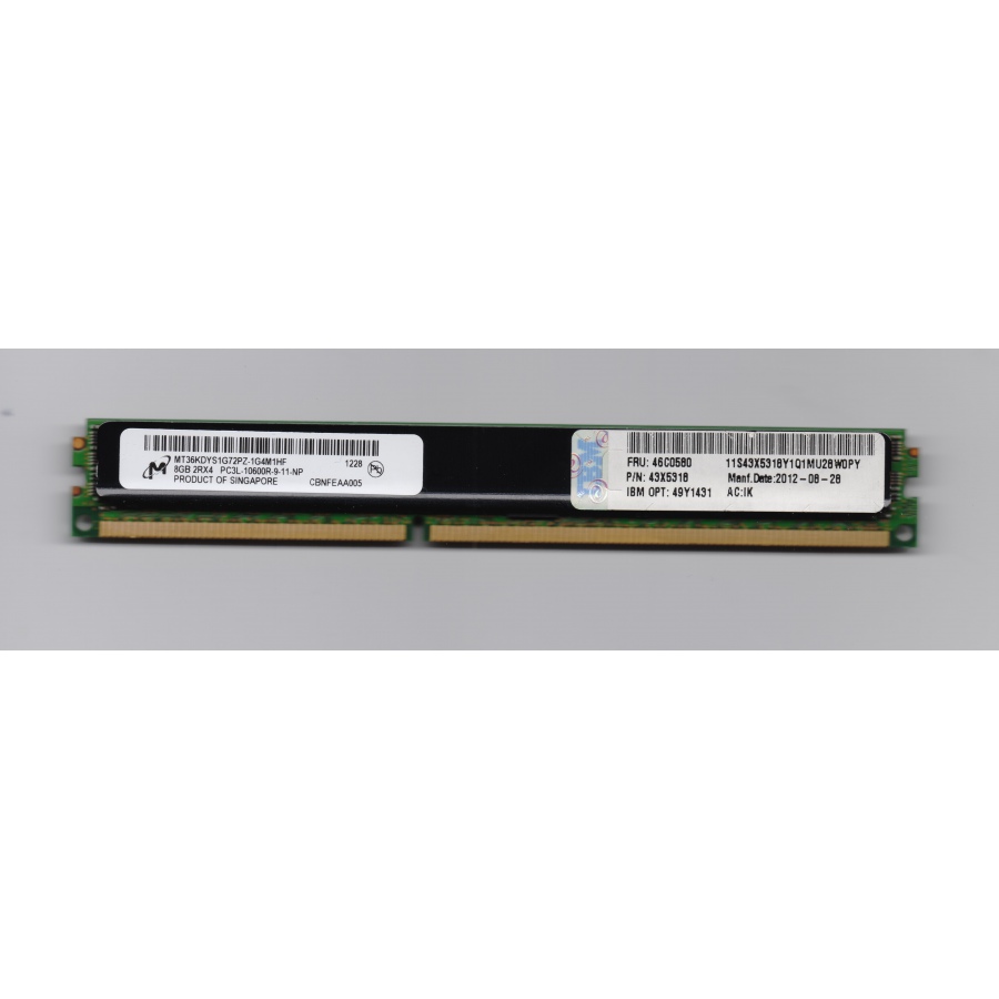 DDR3 RDIMM ECC REG MICRON 8Gb MT36KDYS1G72PZ-1G4M1HF #1