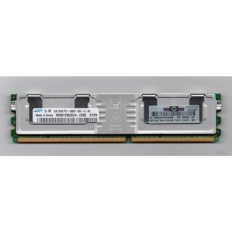 DDR2 FB-DIMM SAMSUNG 1Gb M395T2953EZ4-CE66 #1