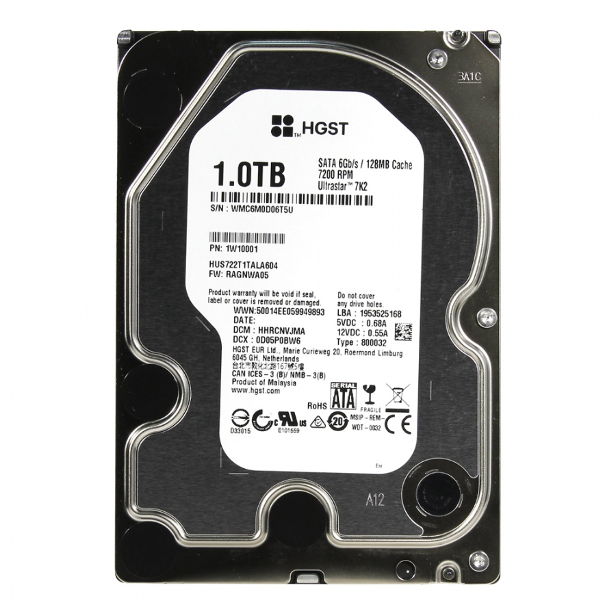 HDD 3.5" SATA HGST Ultrastar 7K2 #1