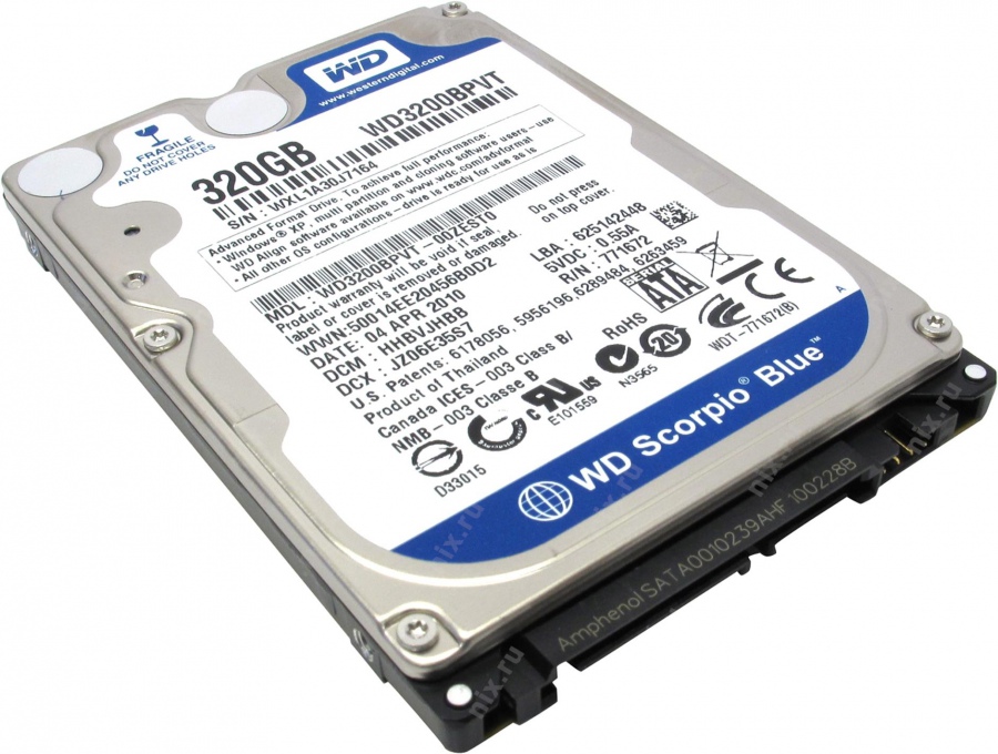 HDD 2.5" SATA Western Digital Scorpio Blue #1