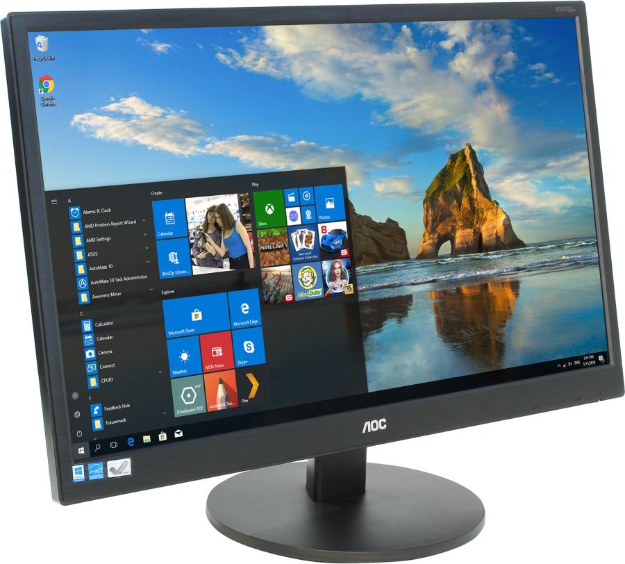 Монитор ЖК AOC M2470SWH #1