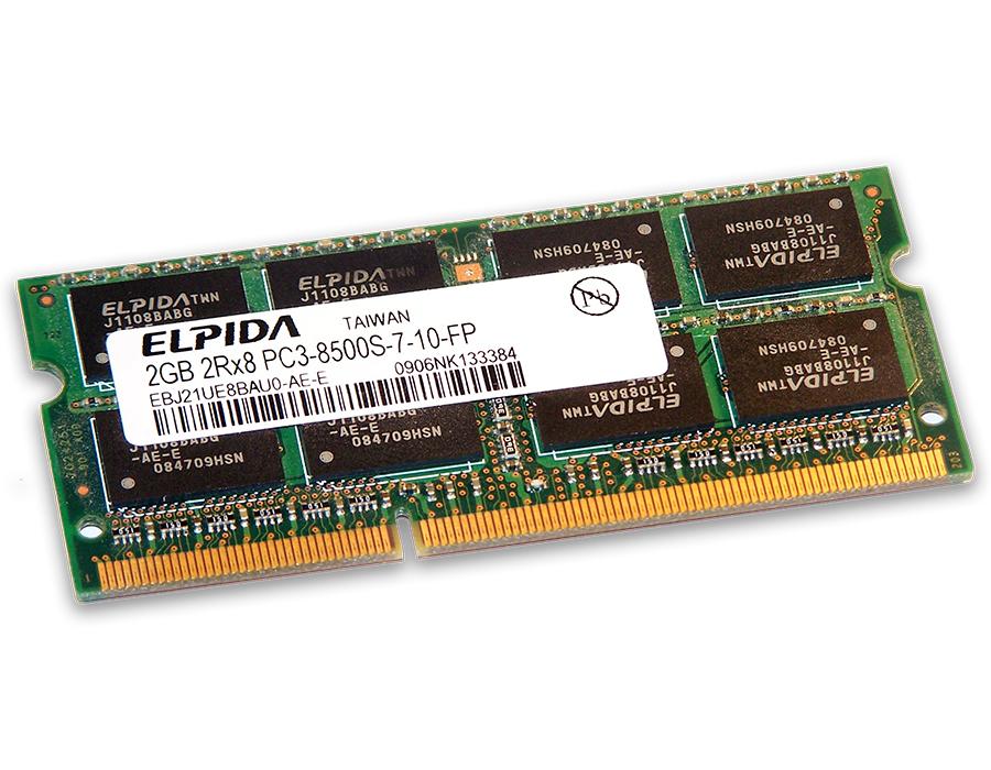 DDR3 SO-DIMM Elpida EBJ21UE8BAU0-AE-E #1