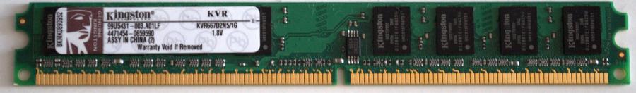 DDR2 DIMM KINGSTON KVR667D2N5/1G #3
