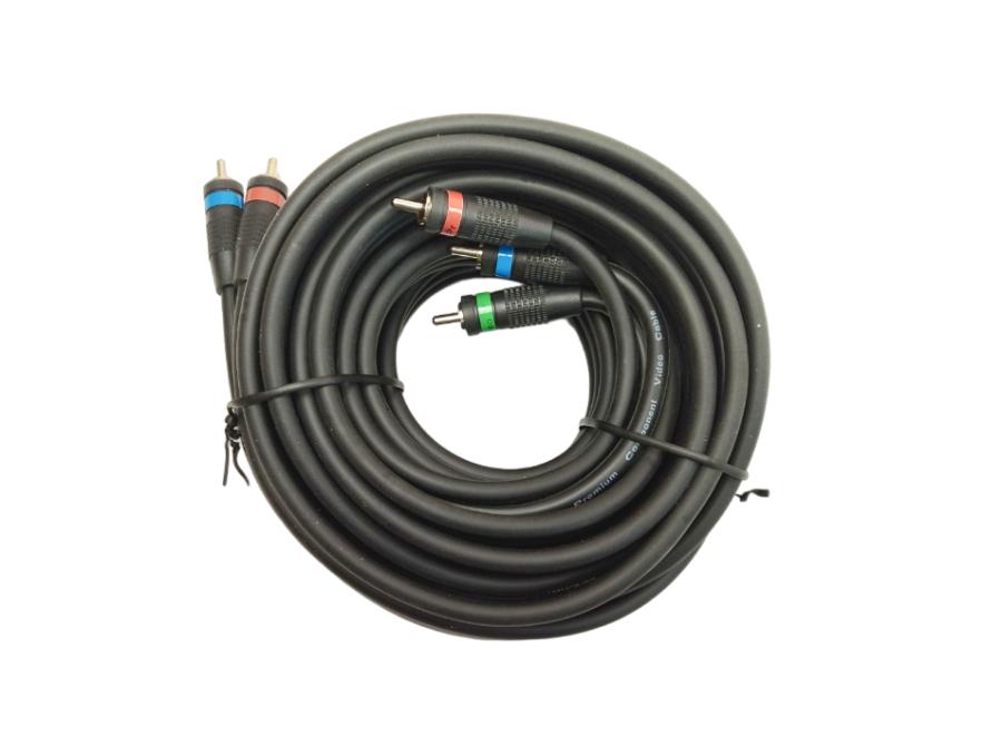 RCA audio cable  5m/2x3RCA BL #1