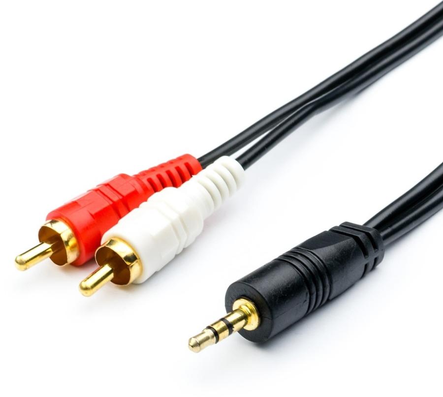 Кабель интерфейсный  1m/Jack 3.5-RCA #1