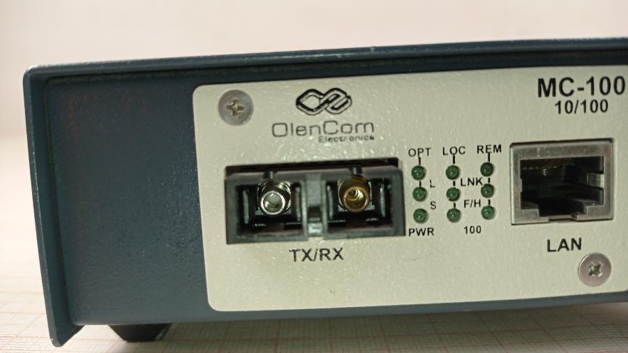 111-211-001 Медиаконвертер OlenCom MC100-10RC-SM-AC #7