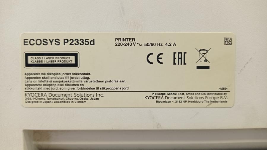201-002-001 Принтер KYOCERA Ecosys P2335d #21
