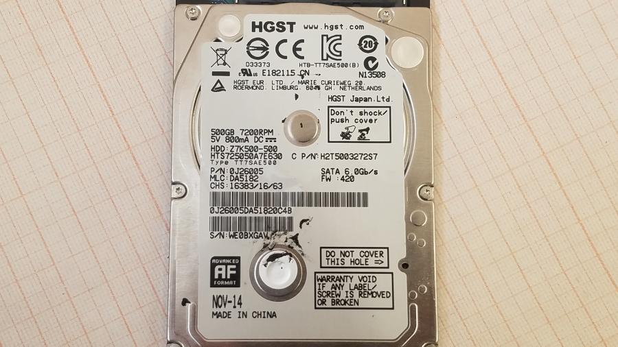 195-100-039 HDD 2.5" SATA HGST HTS725050A7E630 #2