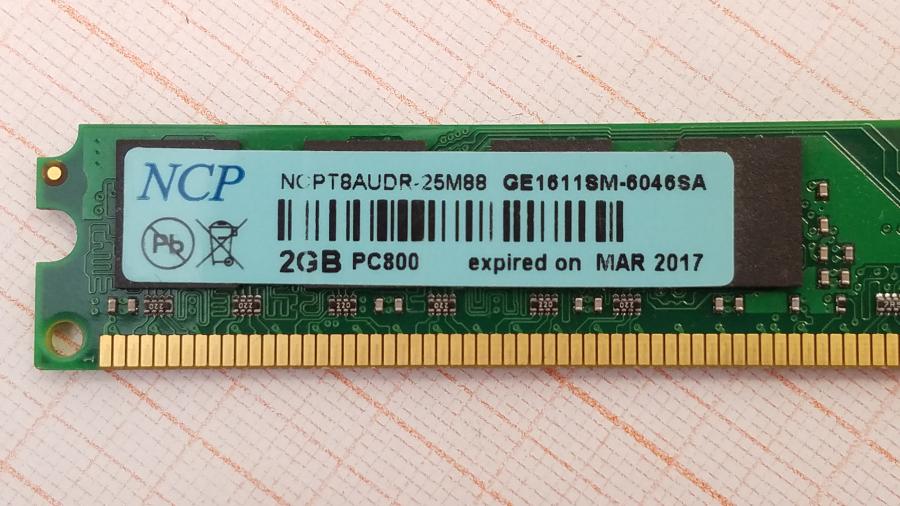 173-202-001 DDR2 DIMM NCP NCPT8AUDR-25M88 #2