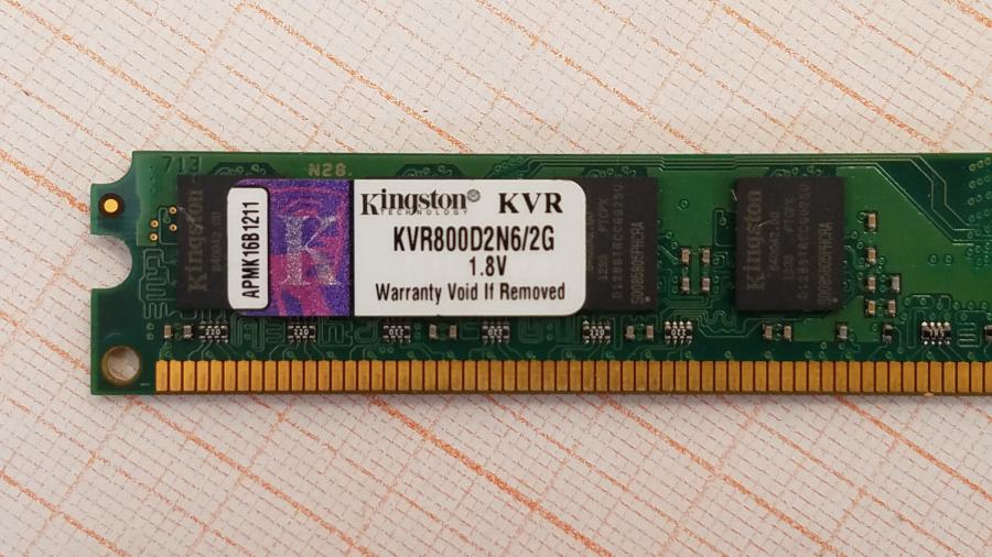 173-201-002 DDR2 DIMM KINGSTON KVR800D2N6/2G #2