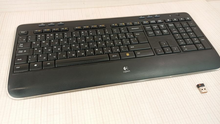 111-225-001 Клавиатура беспроводная Logitech K-520 #1